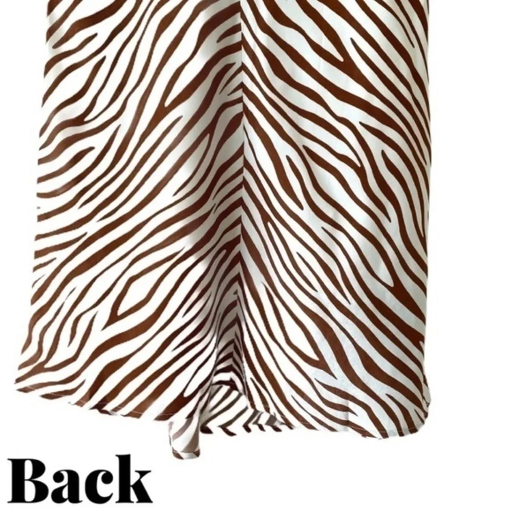 NWOT Anthropologie 4SI3NNA Valeria Zebra Print Skirt